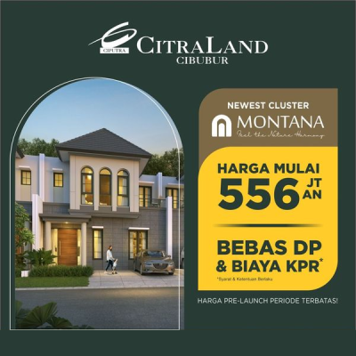 Citraland cibubur -rumah mulai 500 jutaan Citraland cibubur -rumah mulai 500 jutaan